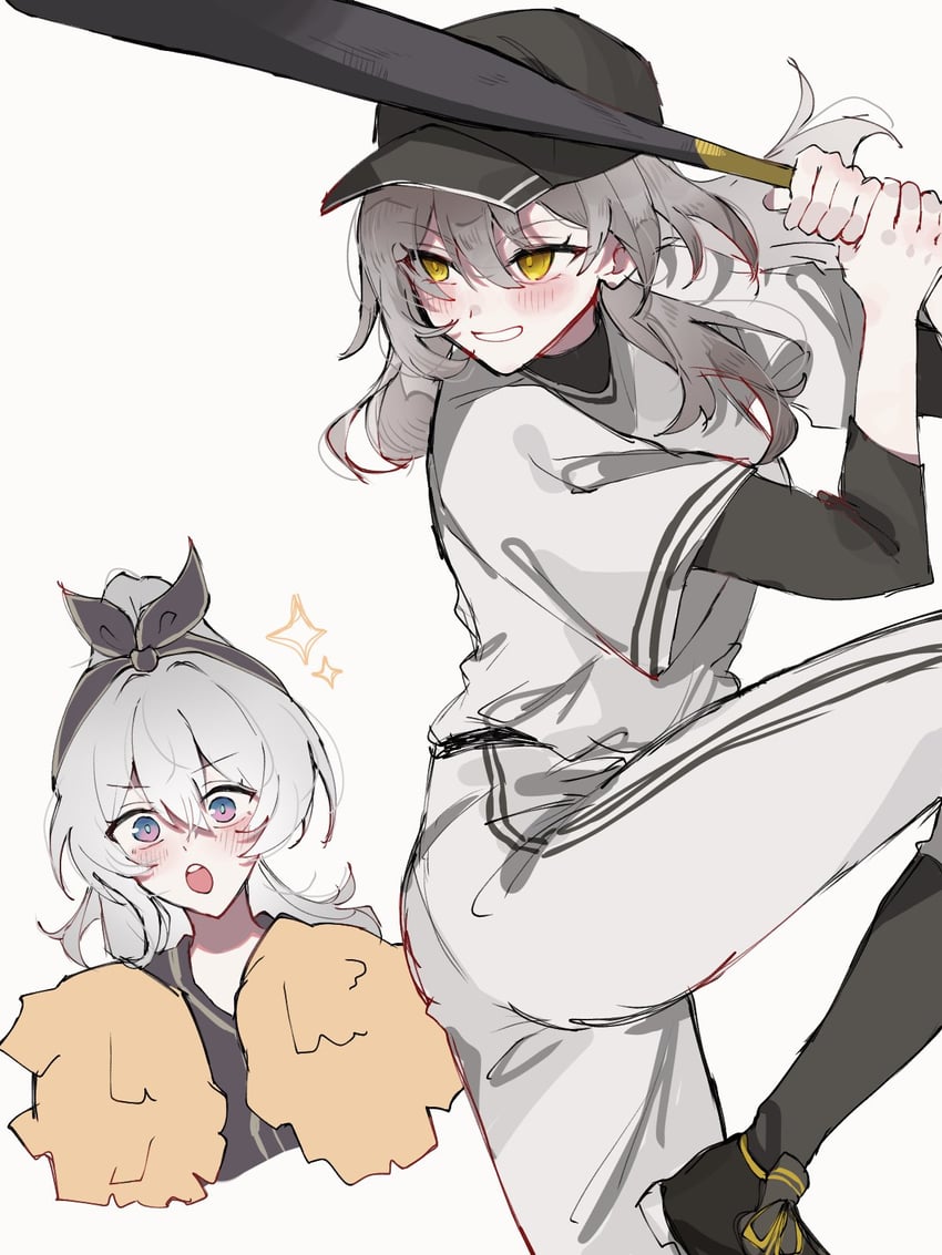 trailblazer, firefly, and stelle (honkai and 1 more) drawn by onigiri_yumi09