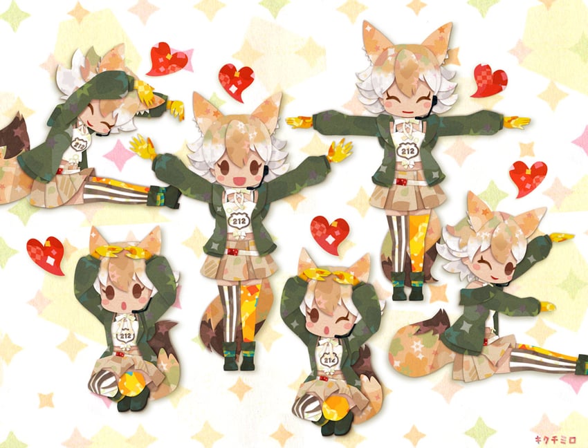 coyote (kemono friends and 1 more) drawn by kikuchi_milo