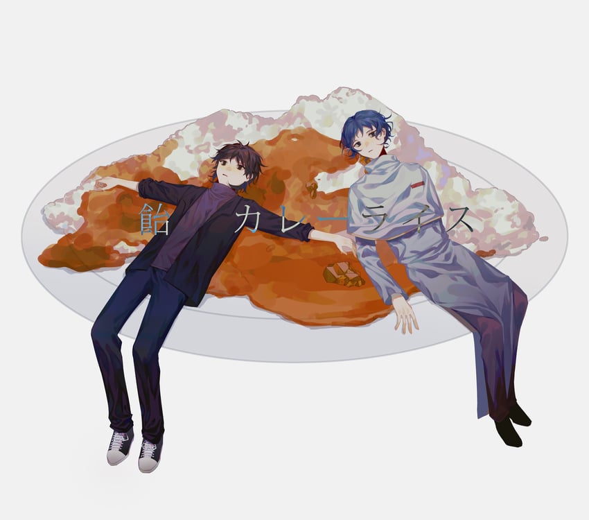 utsugi noriyuki and harada minoru (saibou shinkyoku) drawn by shengyiyi