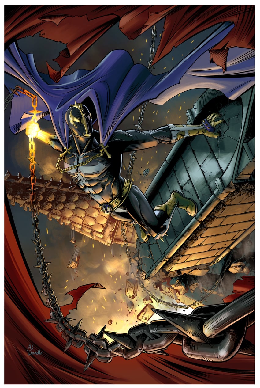 spawn and redeemer (spawn) drawn by antodonnell