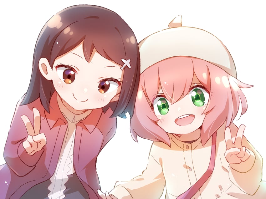 anya and becky blackbell (spy x family) drawn by nyaa_(nnekoron)