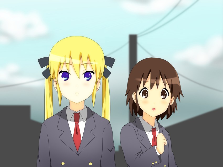 sonya and oribe yasuna (kill me baby) drawn by giritaso