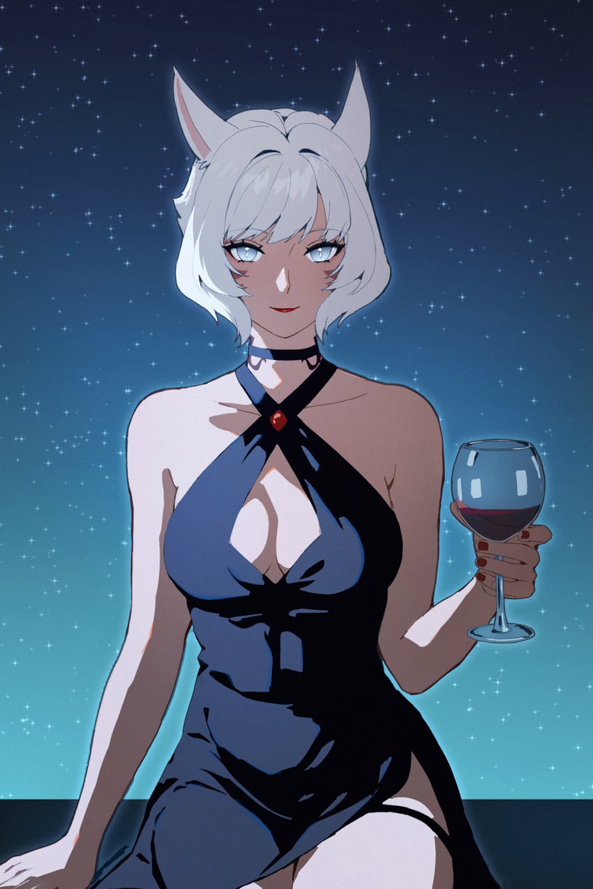 y'shtola rhul (final fantasy and 1 more) drawn by lyra-kotto