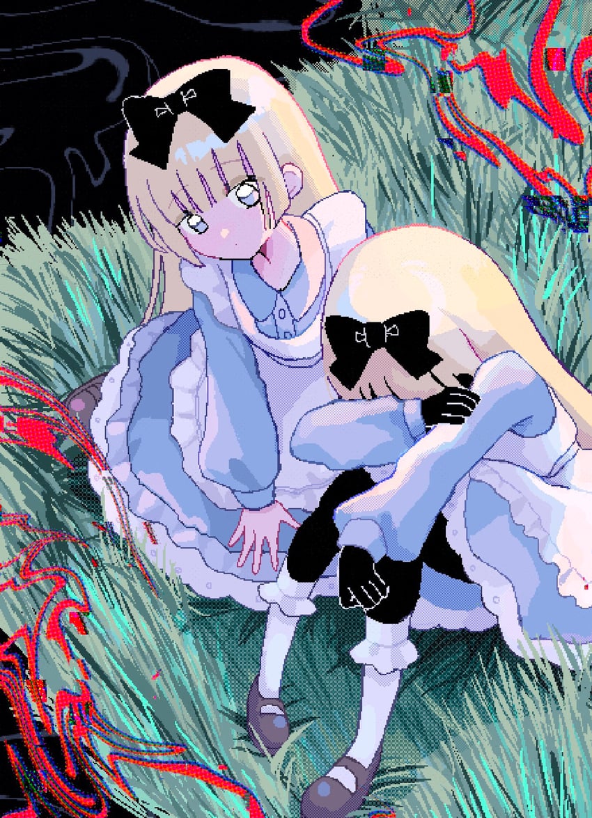 alice (alice's adventures in wonderland) drawn by shizumu_(shi_zumu)