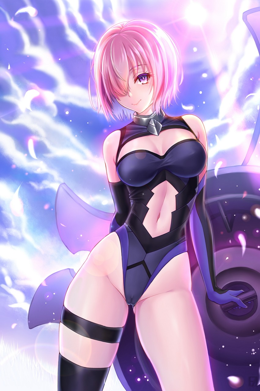 mash kyrielight (fate and 1 more) drawn by sunday_se7en