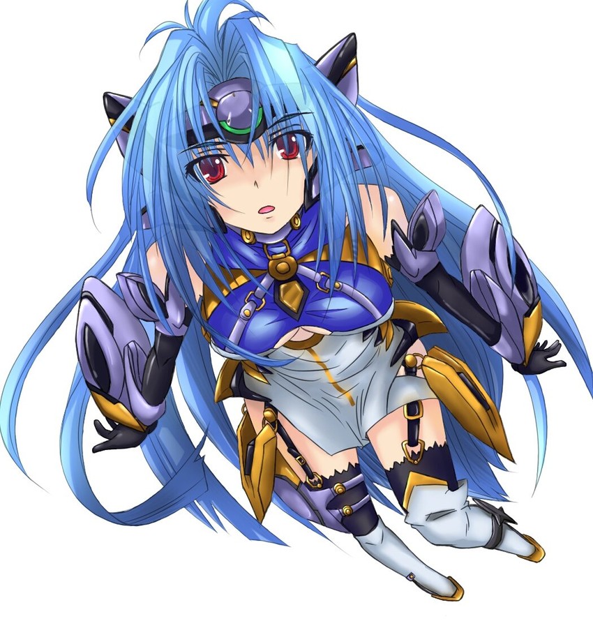 kos-mos and kos-mos ver. 4 (xenosaga and 1 more) drawn by kumashiki