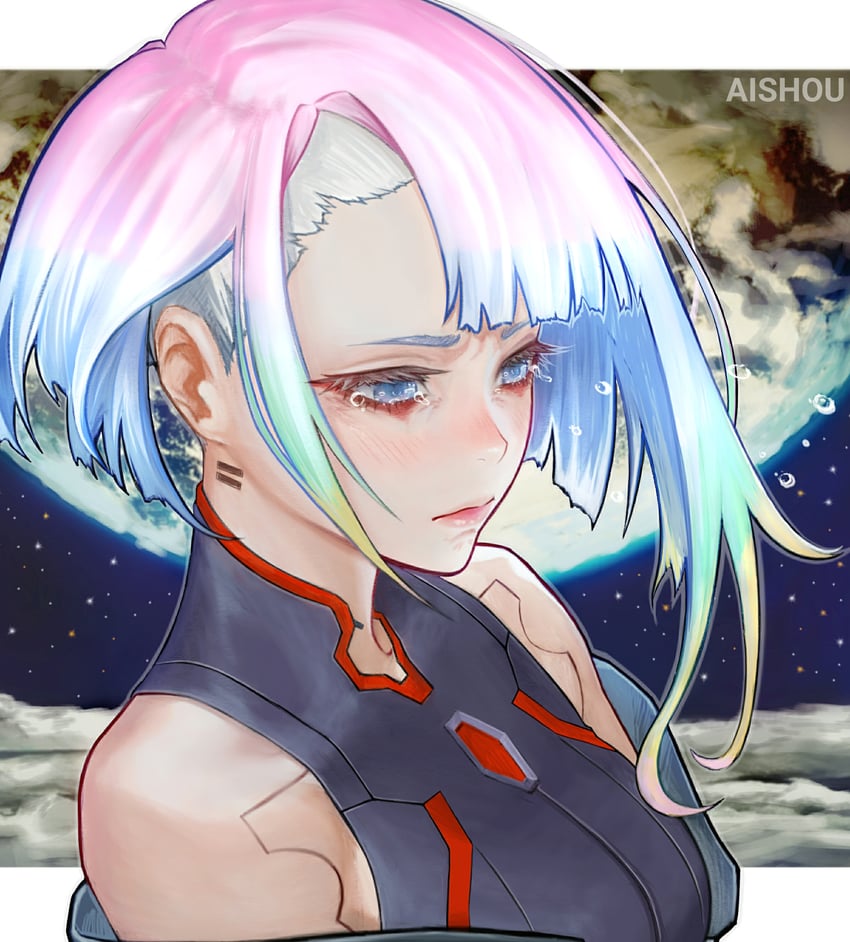 lucy (cyberpunk and 1 more) drawn by ai_shou
