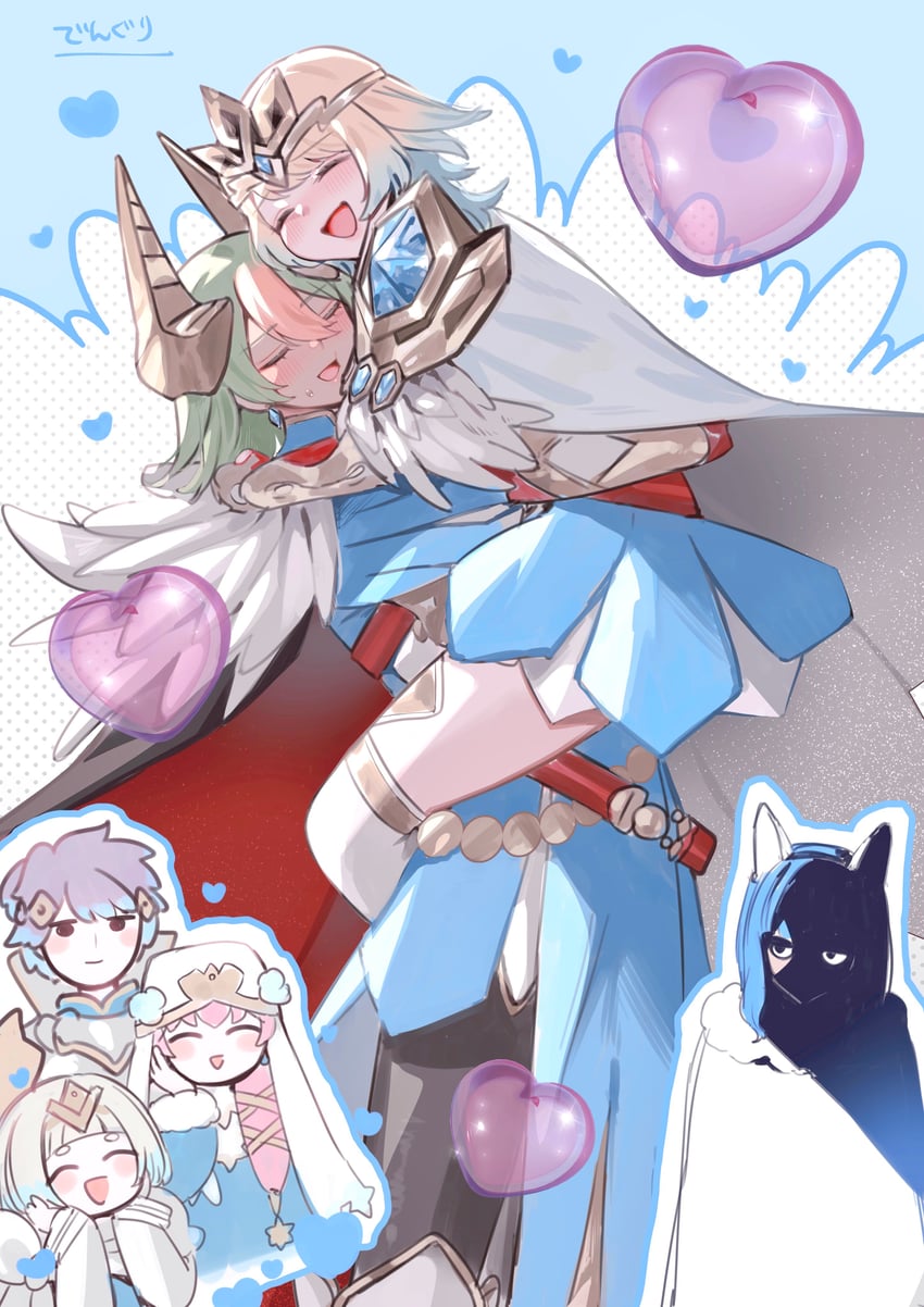 fjorm, laegjarn, gunnthra, ylgr, nifl, and 1 more (fire emblem and 1 more) drawn by sakuramotikun