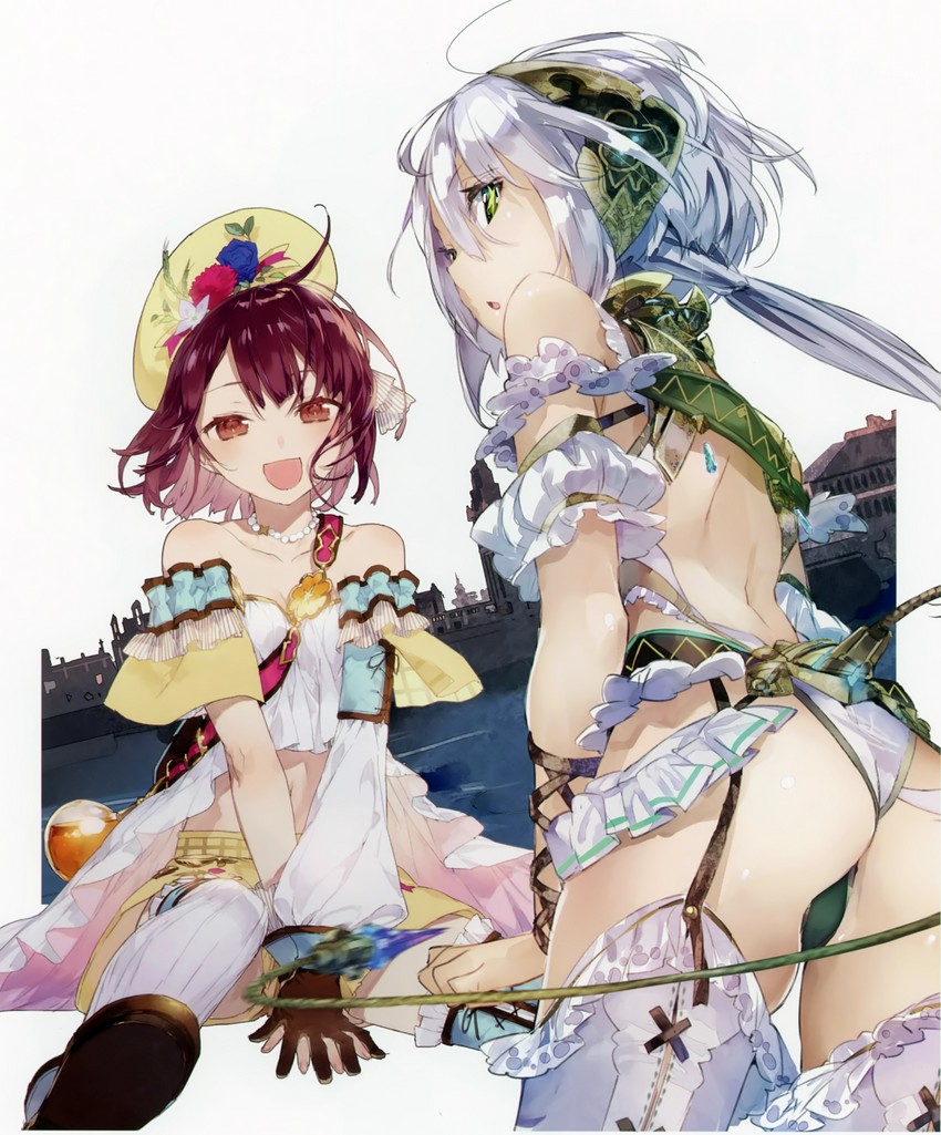 sophie neuenmuller and plachta (atelier and 1 more) drawn by noco_(adamas) and yuugen