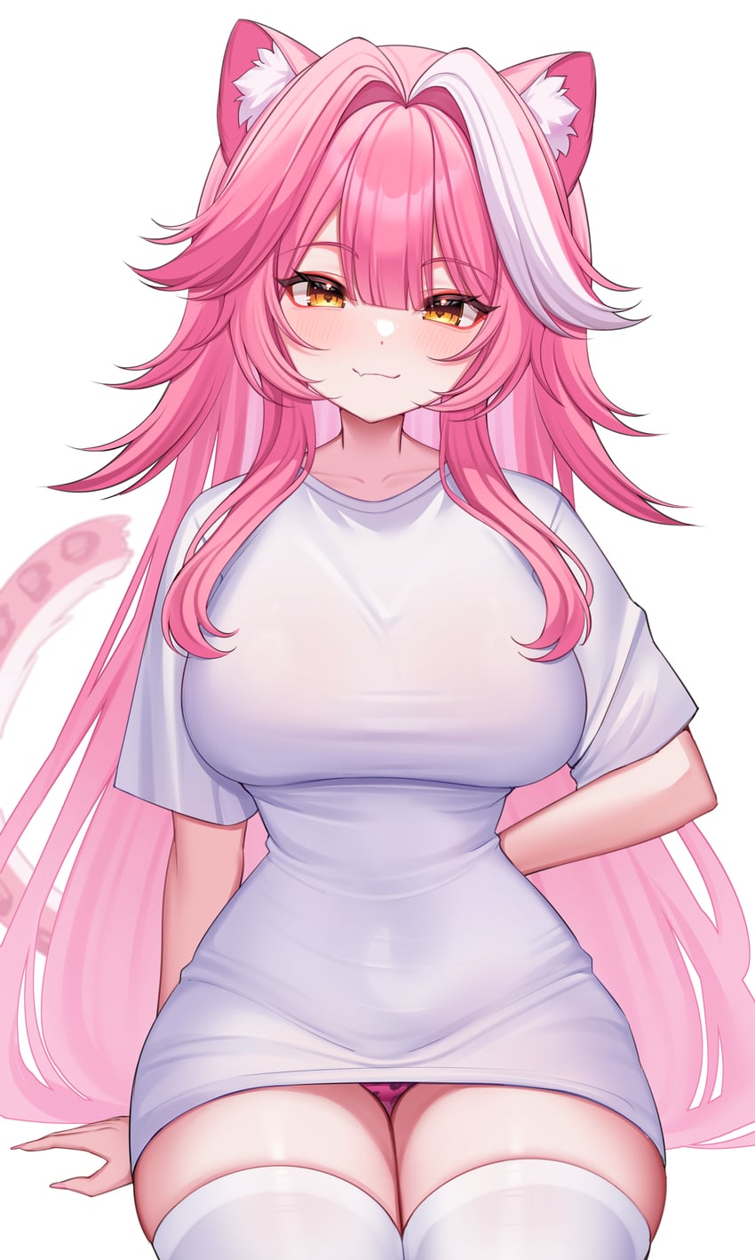 raora panthera (hololive and 1 more) drawn by demcheg