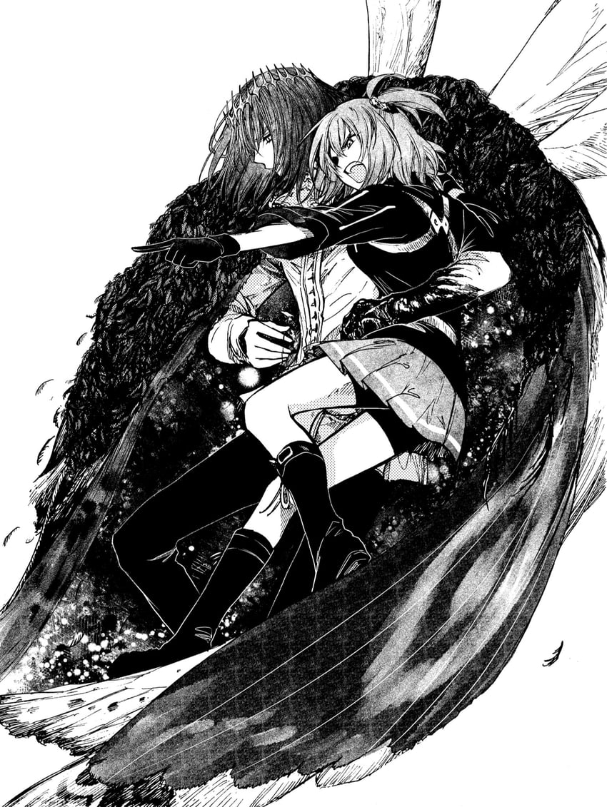 fujimaru ritsuka and oberon (fate and 1 more) drawn by mame_nabe_donko