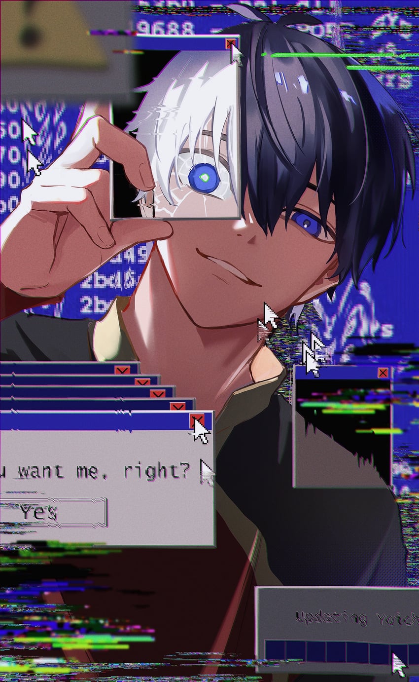 isagi yoichi (microsoft windows and 2 more) drawn by ant_(an_netsu)