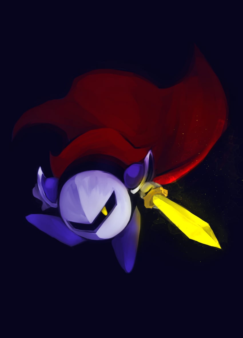 meta knight (kirby and 1 more) drawn by reironsenzai