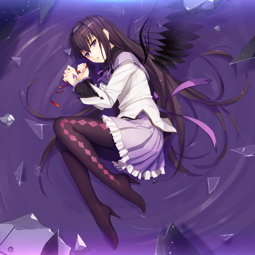 akemi homura (mahou shoujo madoka magica) drawn by prime_(prime_tw)