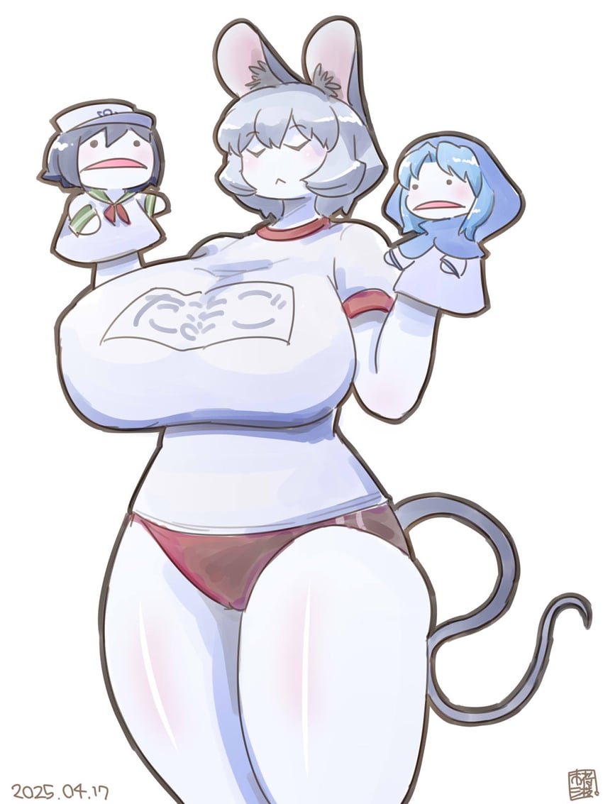 nazrin, murasa minamitsu, kumoi ichirin, nyon, milk, and 1 more (touhou and 1 more) drawn by itini-sanshi