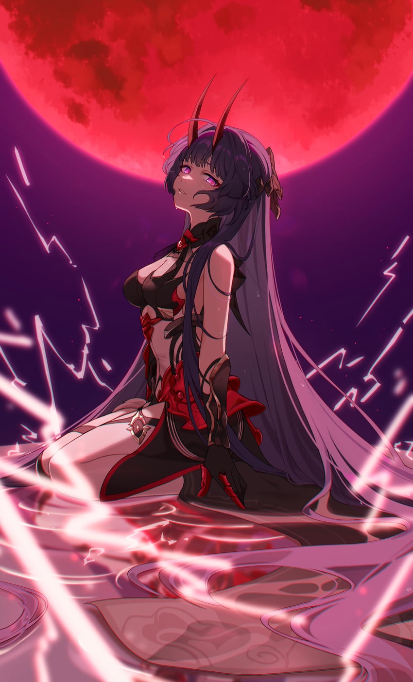raiden mei (honkai and 1 more) drawn by lexingrakukouu