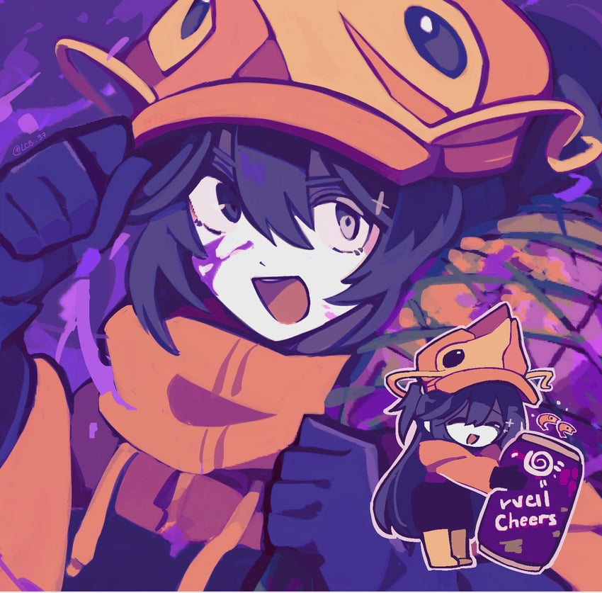 hong lu and opened can of wellcheers (project moon and 1 more) drawn by muu_037