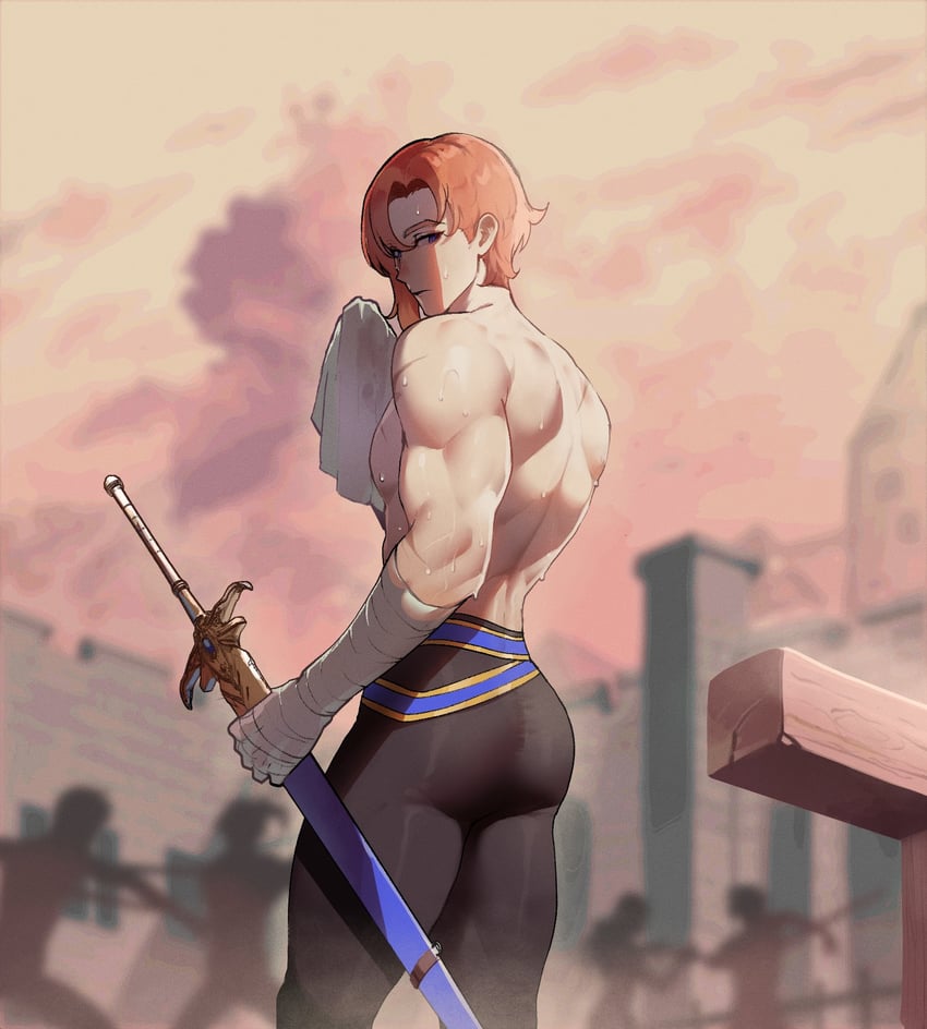 mikhail (original and 1 more) drawn by nyantcha