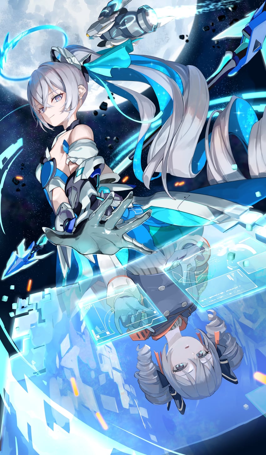 bronya zaychik (honkai and 1 more) drawn by roena
