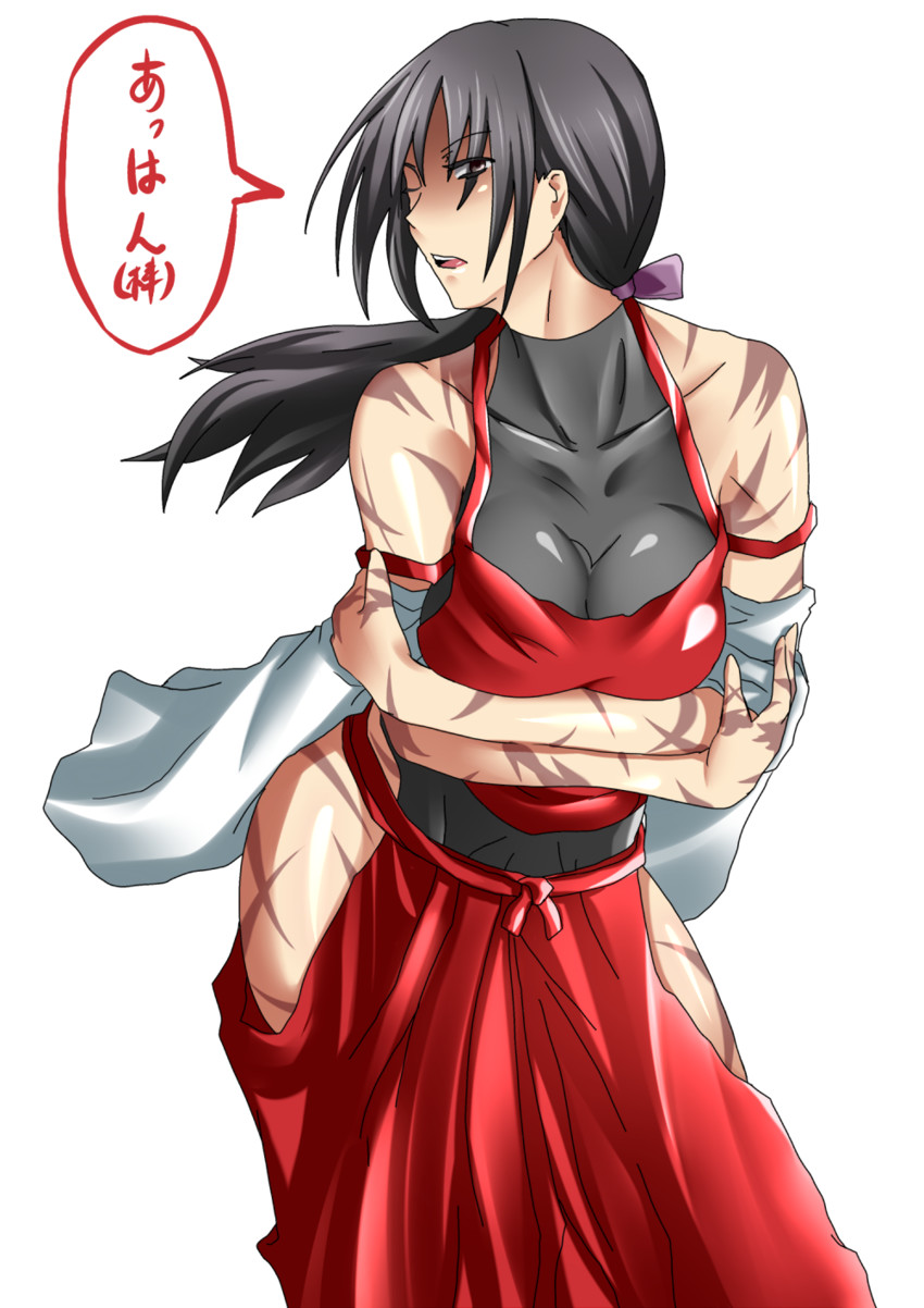 sendai hakurei no miko (original and 2 more) drawn by kongari_tokei and samuimu