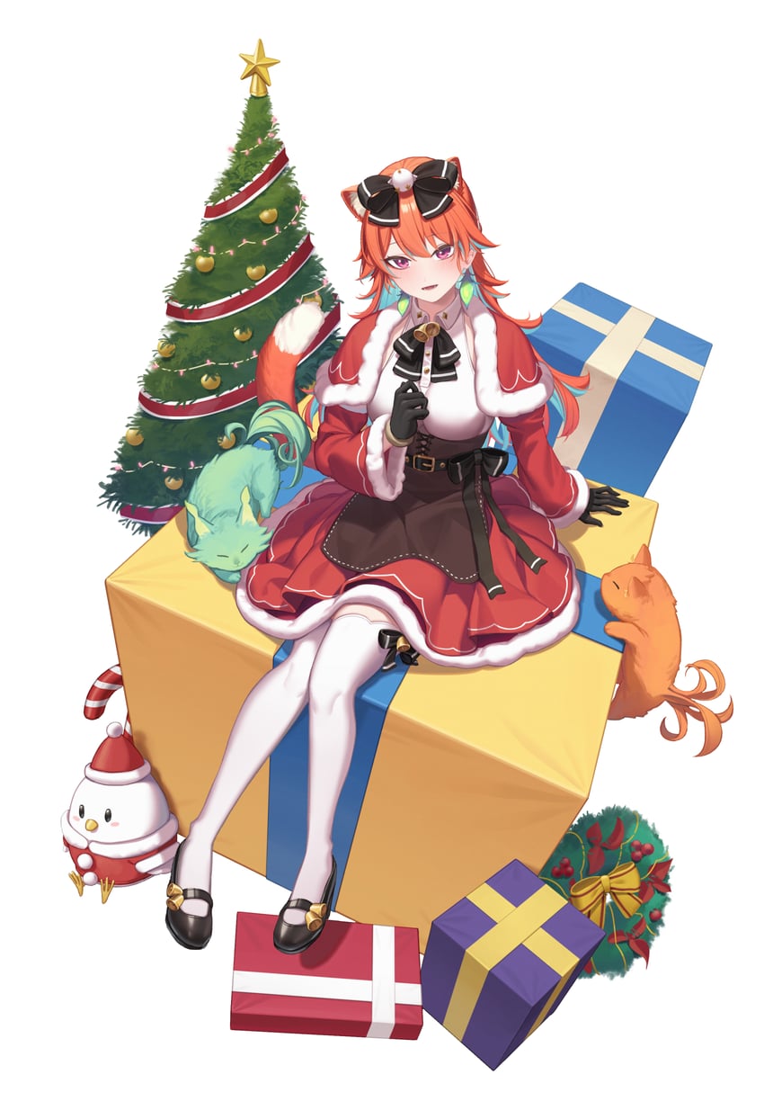 takanashi kiara and kfp employee (hololive and 1 more) drawn by resu_desu