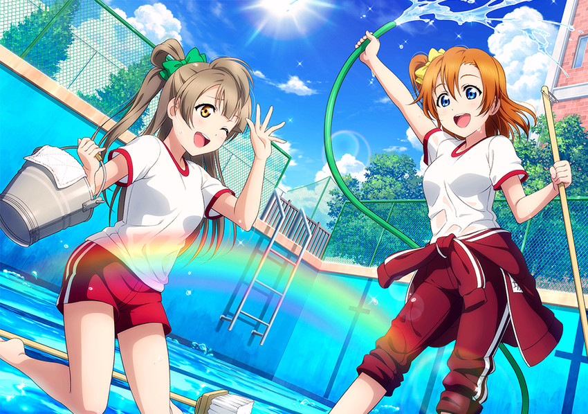 minami kotori and kosaka honoka (love live! and 2 more)