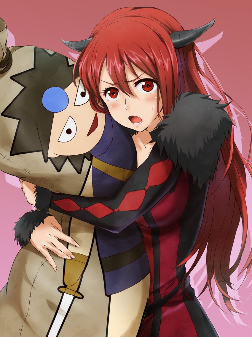 maou and yuusha (maoyuu maou yuusha) drawn by anti_(untea9)