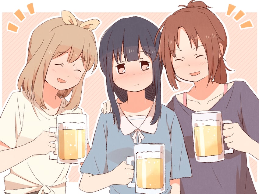 yoroizuka mizore, nakagawa natsuki, and yoshikawa yuuko (hibike! euphonium and 1 more) drawn by sawara65