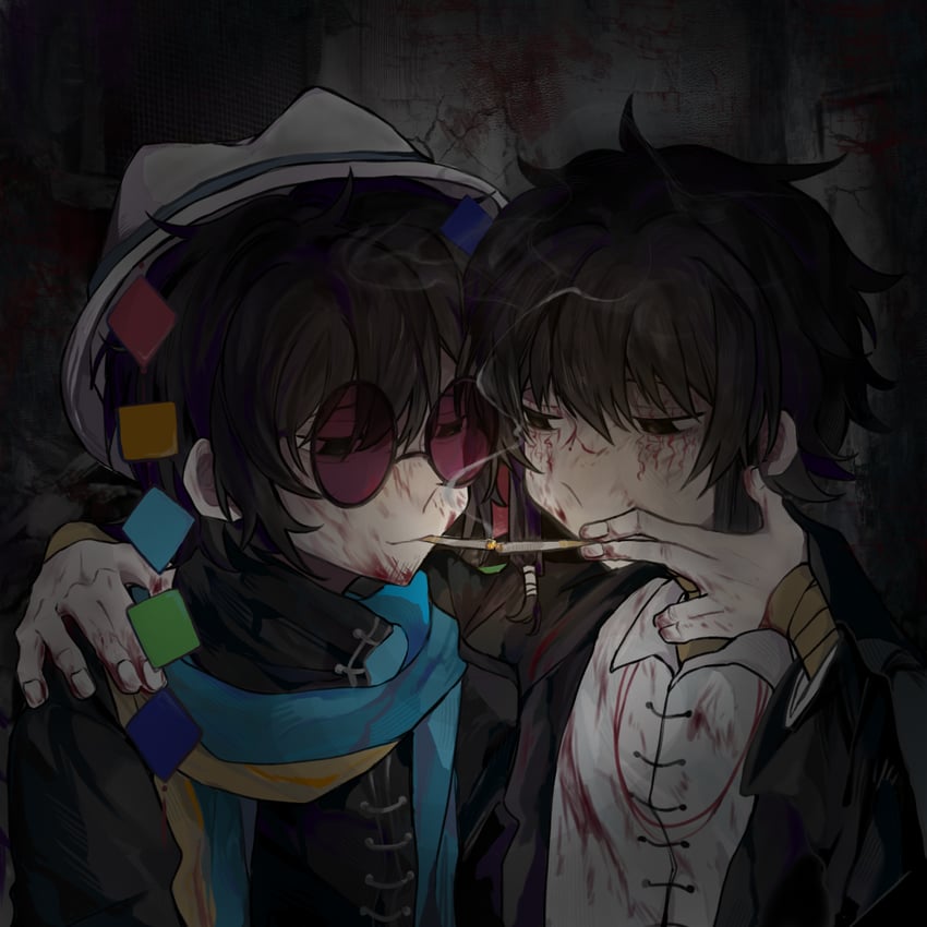 ziche fuzhao and huai yunqing (touqi guaitan) drawn by keshao_wansui