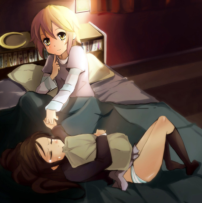 akiyama mio and tainaka ritsu (k-on!) drawn by kio_sayuki