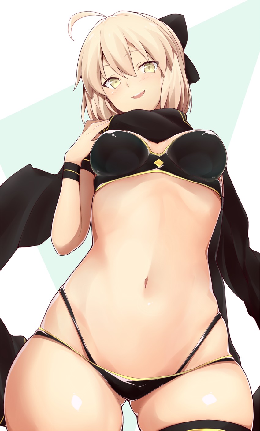 okita souji and okita j. souji (fate and 1 more) drawn by jampen