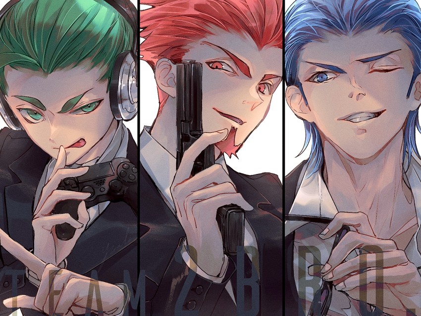 otoja, anija, and otsuichi (2bro.) drawn by nemumi_no_sora
