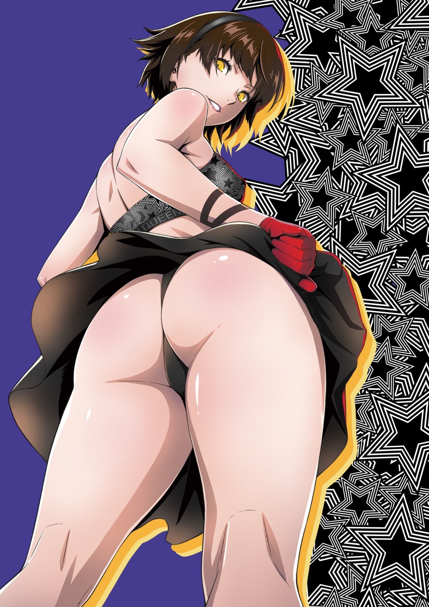 niijima makoto (persona and 4 more) drawn by gentle_sasaki