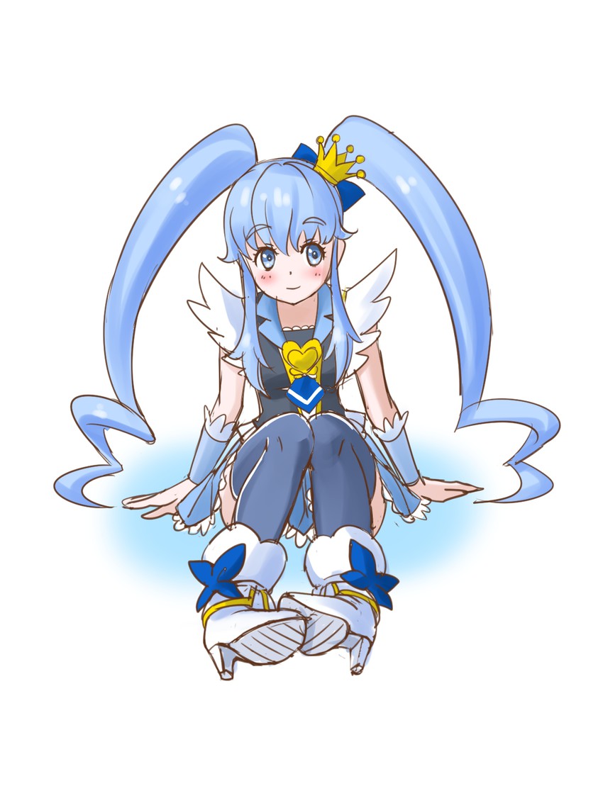 shirayuki hime and cure princess (precure and 1 more) drawn by endorin