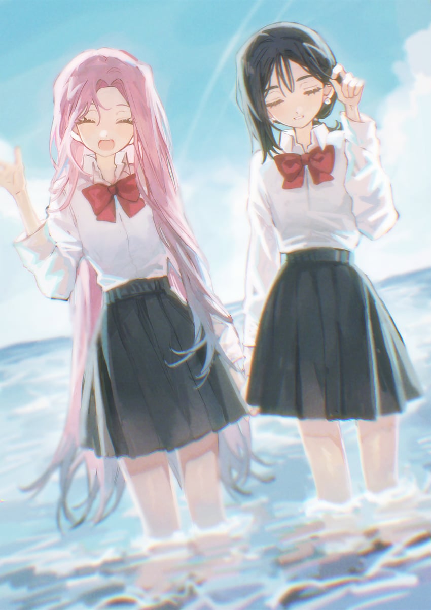 sua and mizi (alien stage) drawn by sea_foam