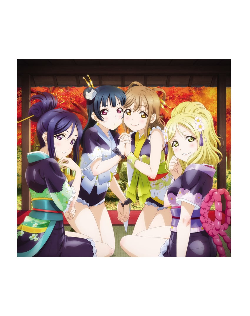 tsushima yoshiko, matsuura kanan, kunikida hanamaru, and ohara mari (love live! and 1 more)