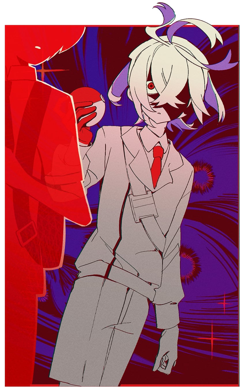 kieran and florian (pokemon and 1 more) drawn by habu_(seiho_1334)