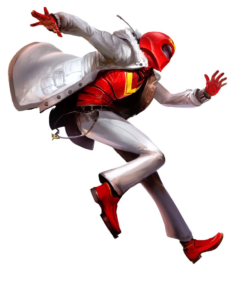aka ranger (super sentai and 1 more) drawn by kekai_kotaki