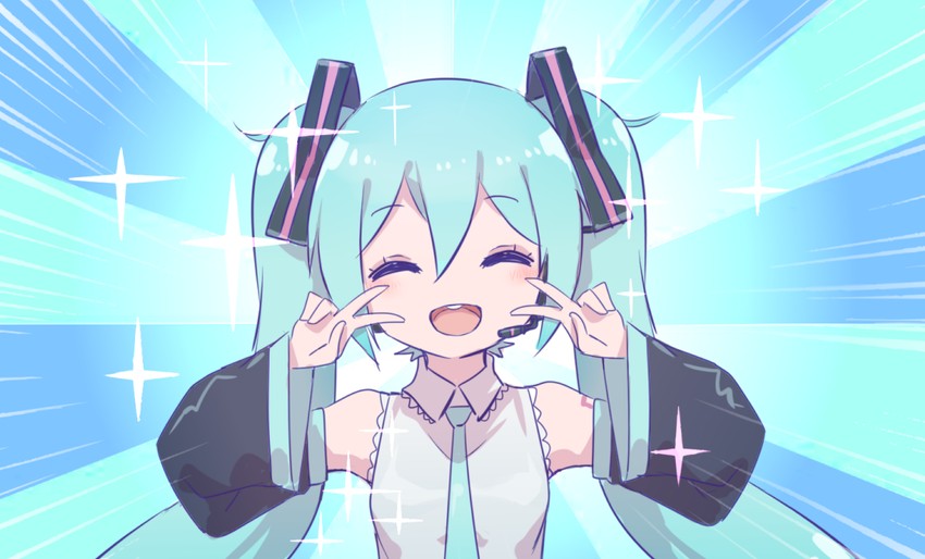 hatsune miku (fate and 2 more) drawn by nejikyuu