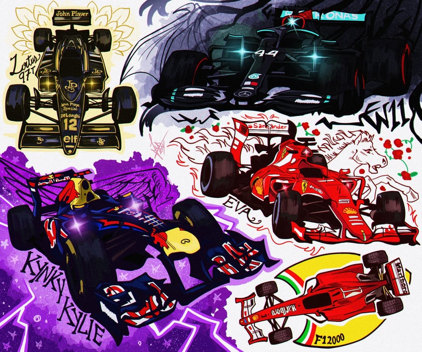 red bull and 2 more drawn by schumisnoopy