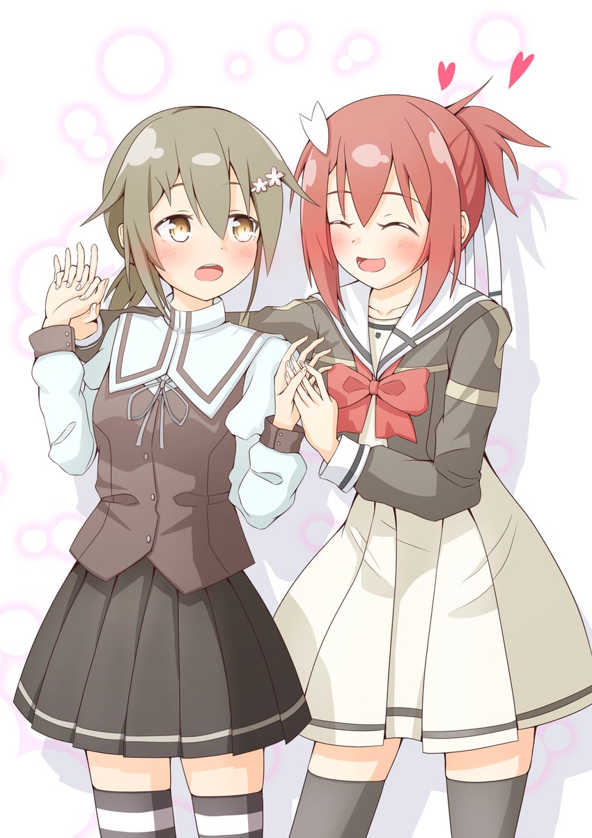 yuuki yuuna and minowa gin (yuusha de aru and 2 more) drawn by mygod877sasa