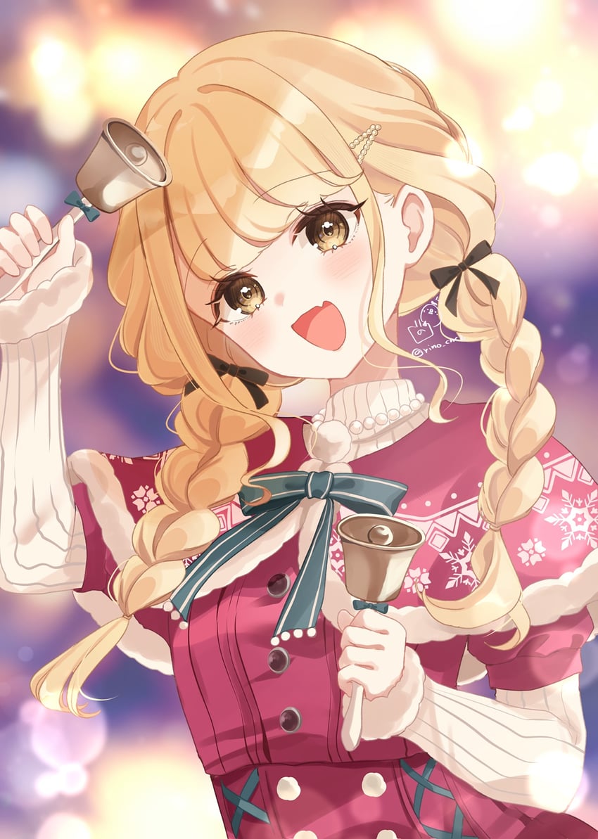 fujita kotone (idolmaster and 1 more) drawn by rino_cnc