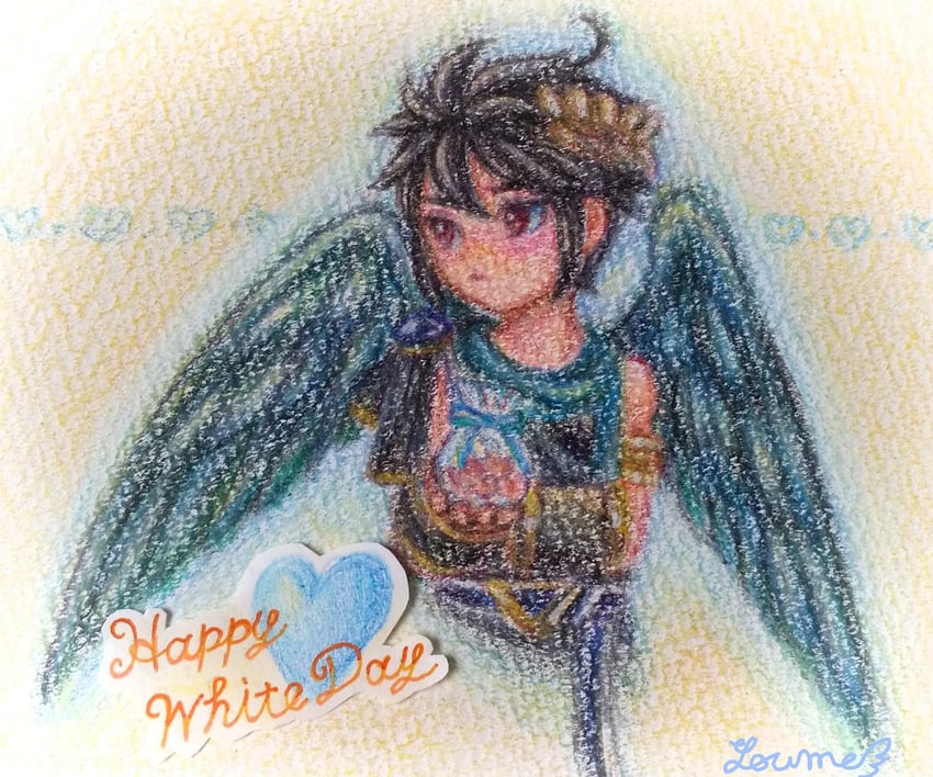 dark pit (kid icarus and 1 more) drawn by suruga_kanade