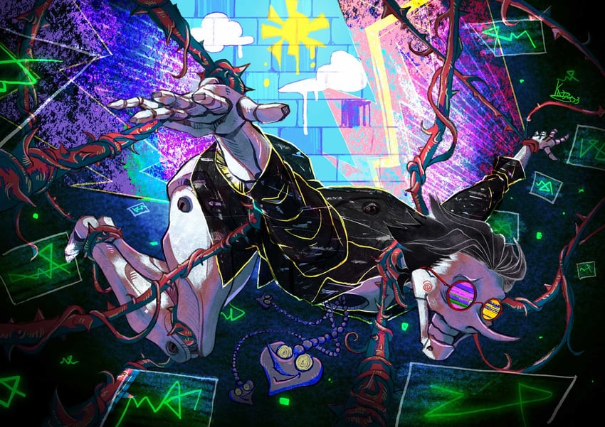 spamton g. spamton (deltarune) drawn by phantomreturn