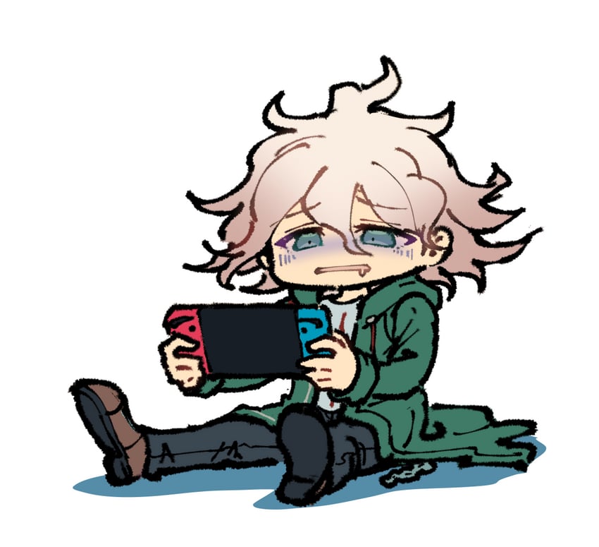 komaeda nagito (danganronpa and 1 more) drawn by youko-shima