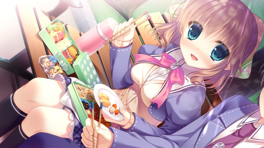 nishizono kanna (kimi e okuru sora no hana) drawn by yukie_(peach_candy)