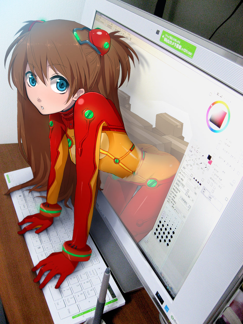 souryuu asuka langley (neon genesis evangelion and 3 more) drawn by hattori_masaki