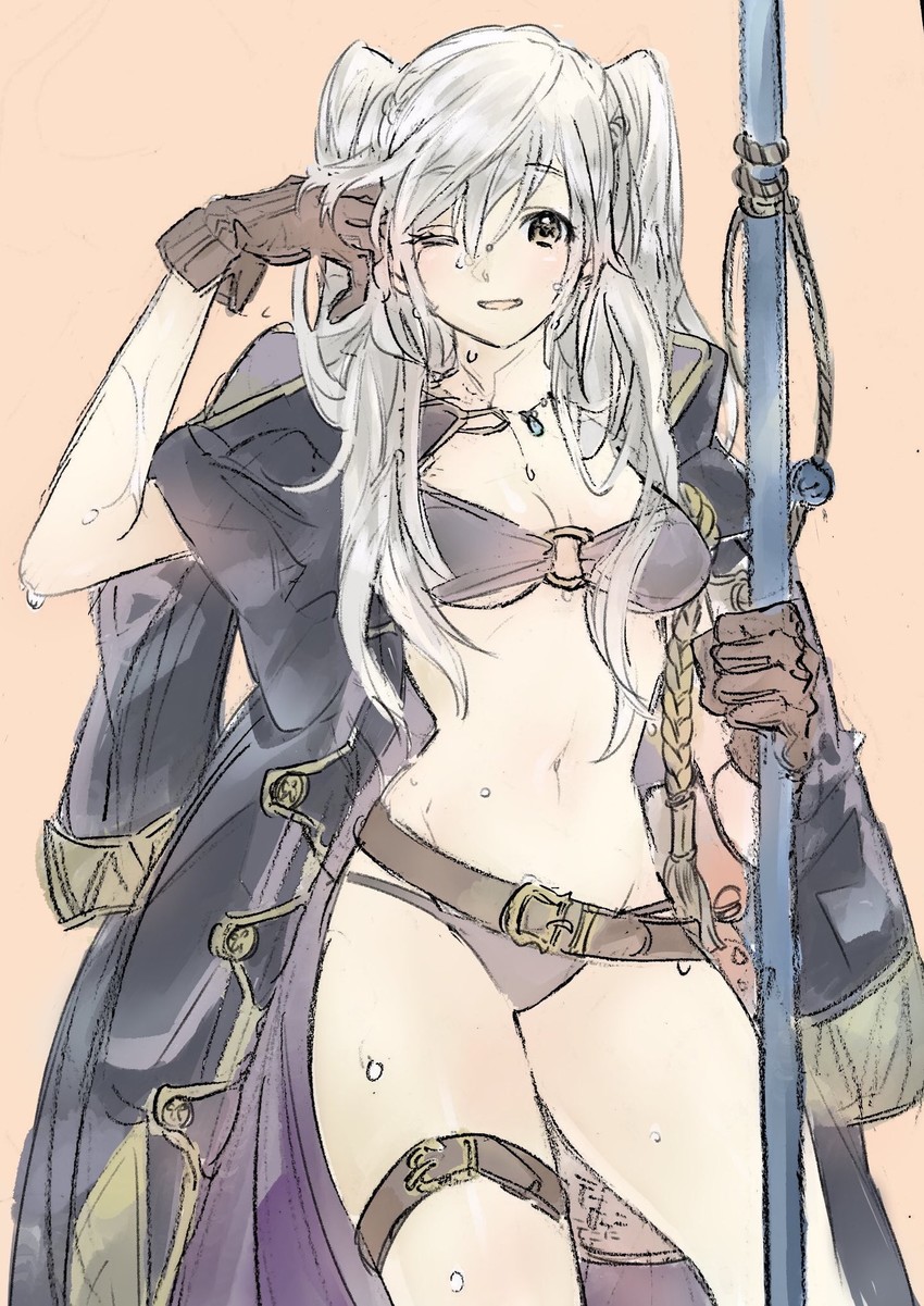 female robin (fire emblem and 2 more) drawn by ziro