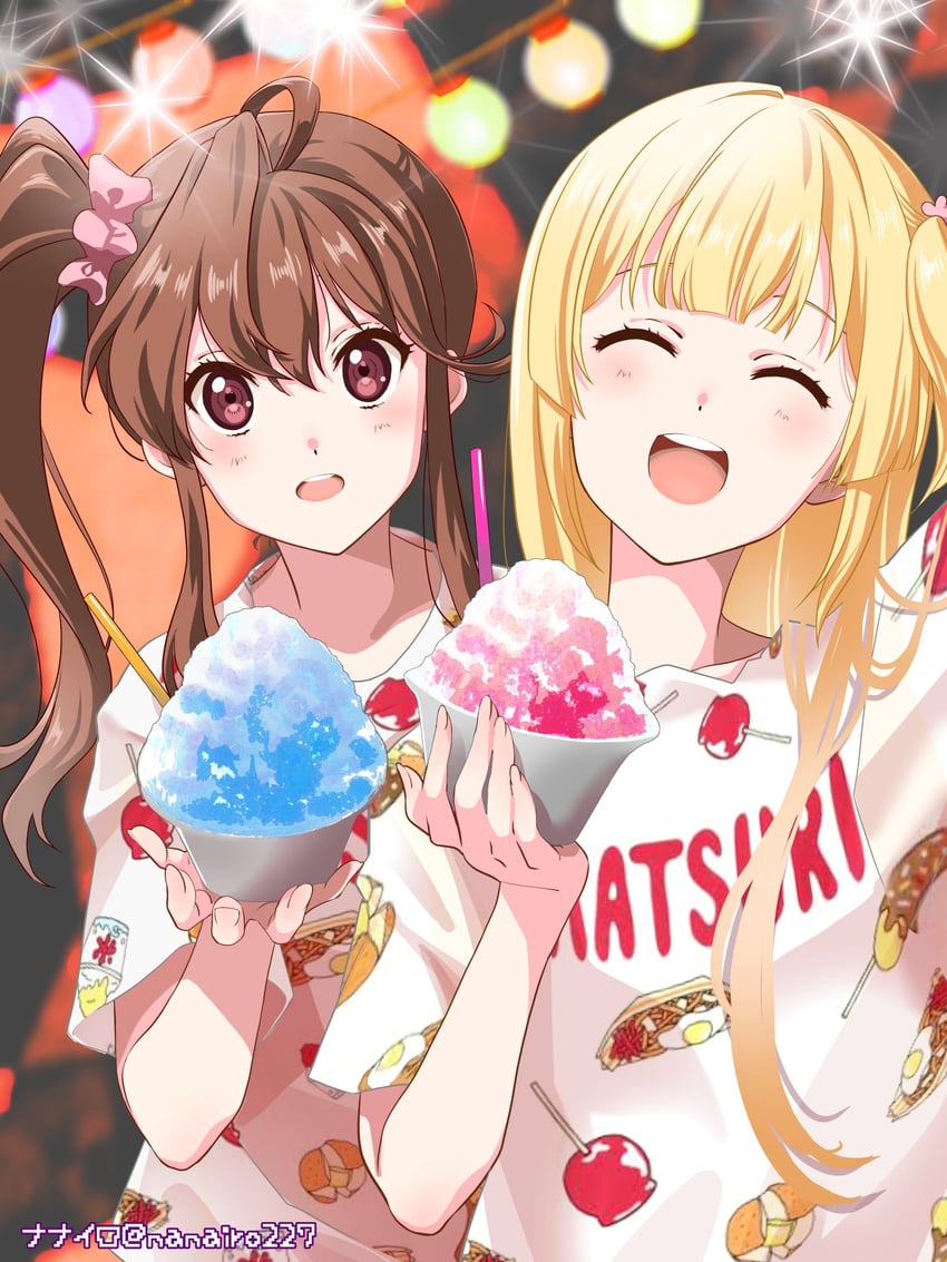 fujima sakura and toda jun (22/7) drawn by nanairo_(nanairo227)