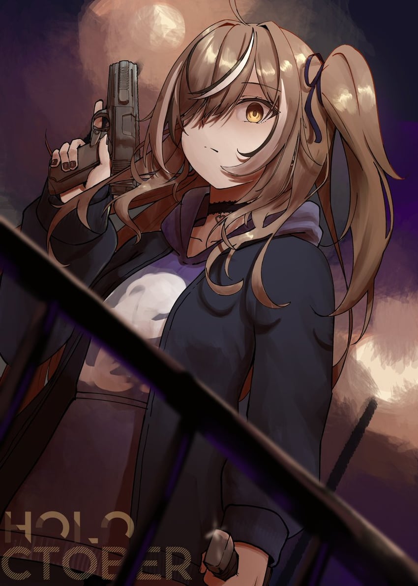 nanashi mumei (hololive and 2 more) drawn by sseldne